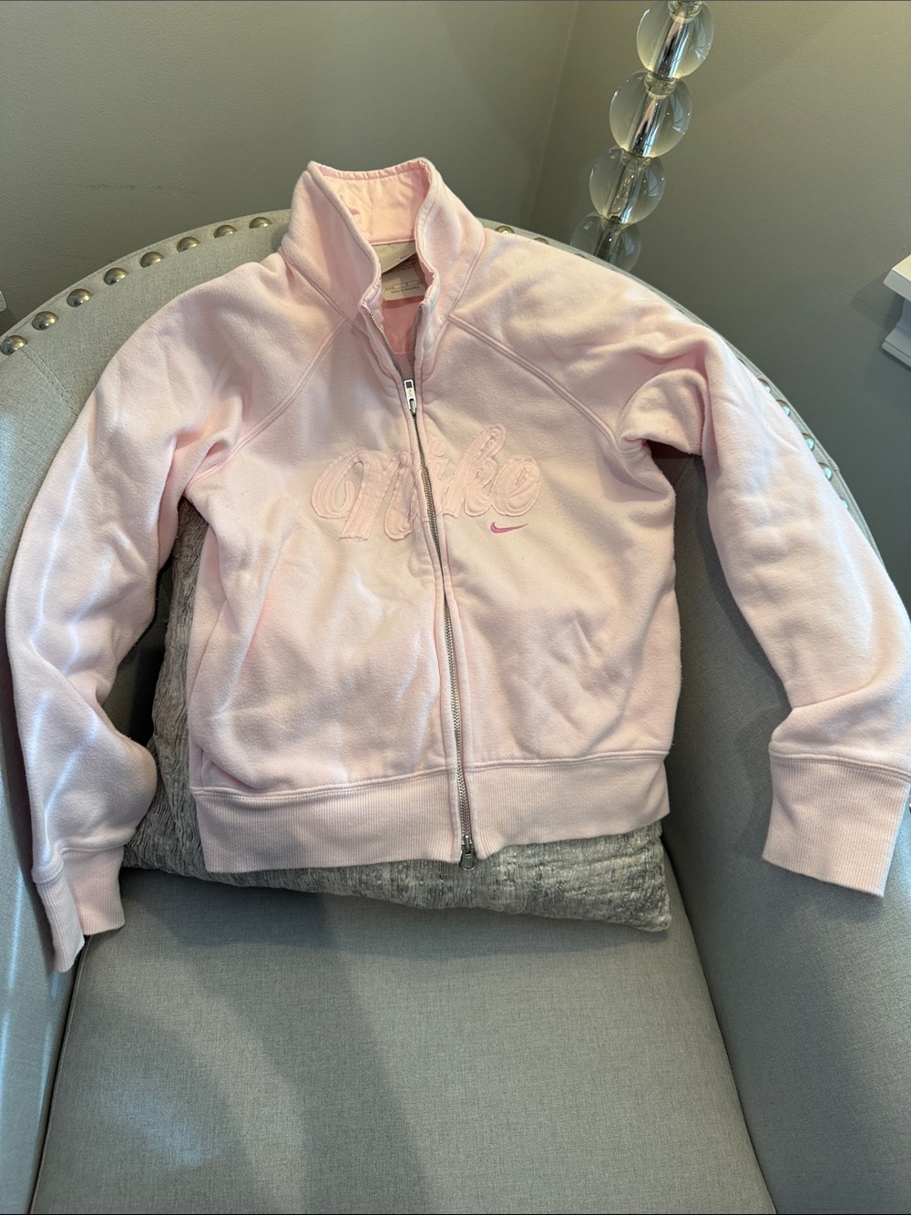 Nike Women’s Light Pink Full-Zip Jacket